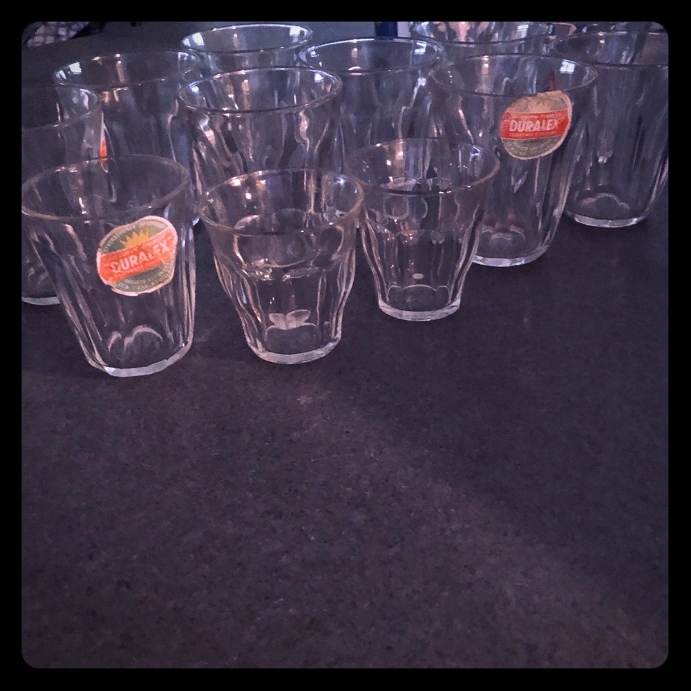 Vintage 1940’s or 50’s original duralex glasses